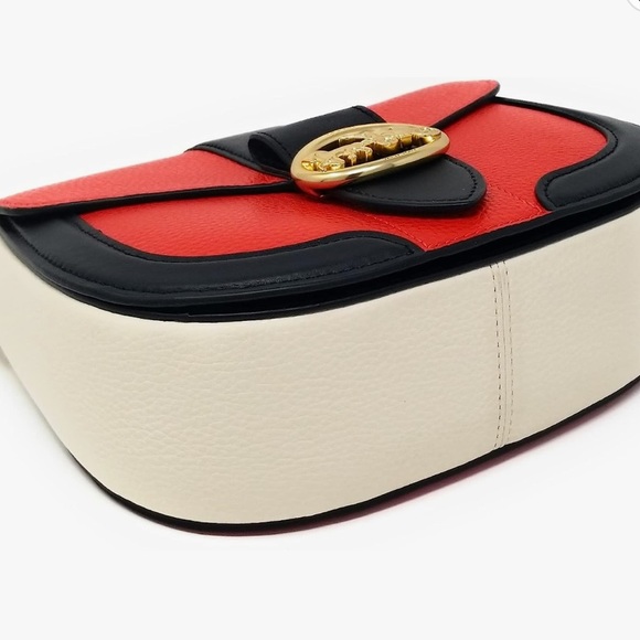 COACH Georgie Saddle Bag In Colorblock - Picture 4 of 6